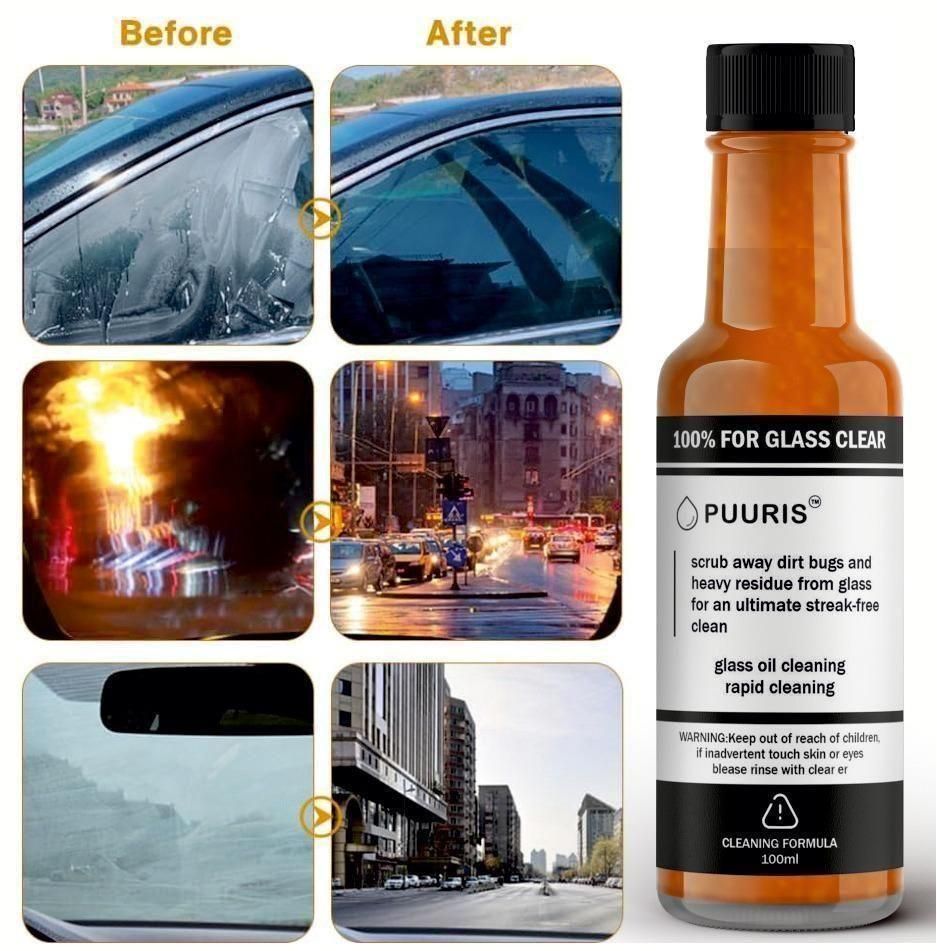 All-in-One Glass Cleaner – Deep Cleaning for Vehicles & Household