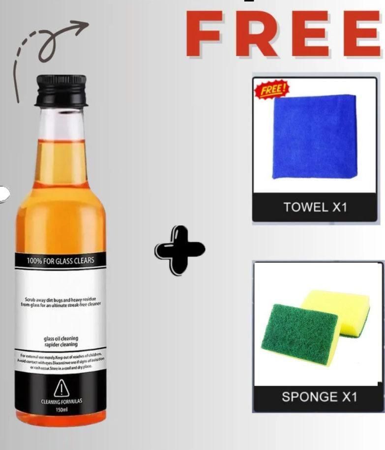 All-in-One Glass Cleaner – Deep Cleaning for Vehicles & Household