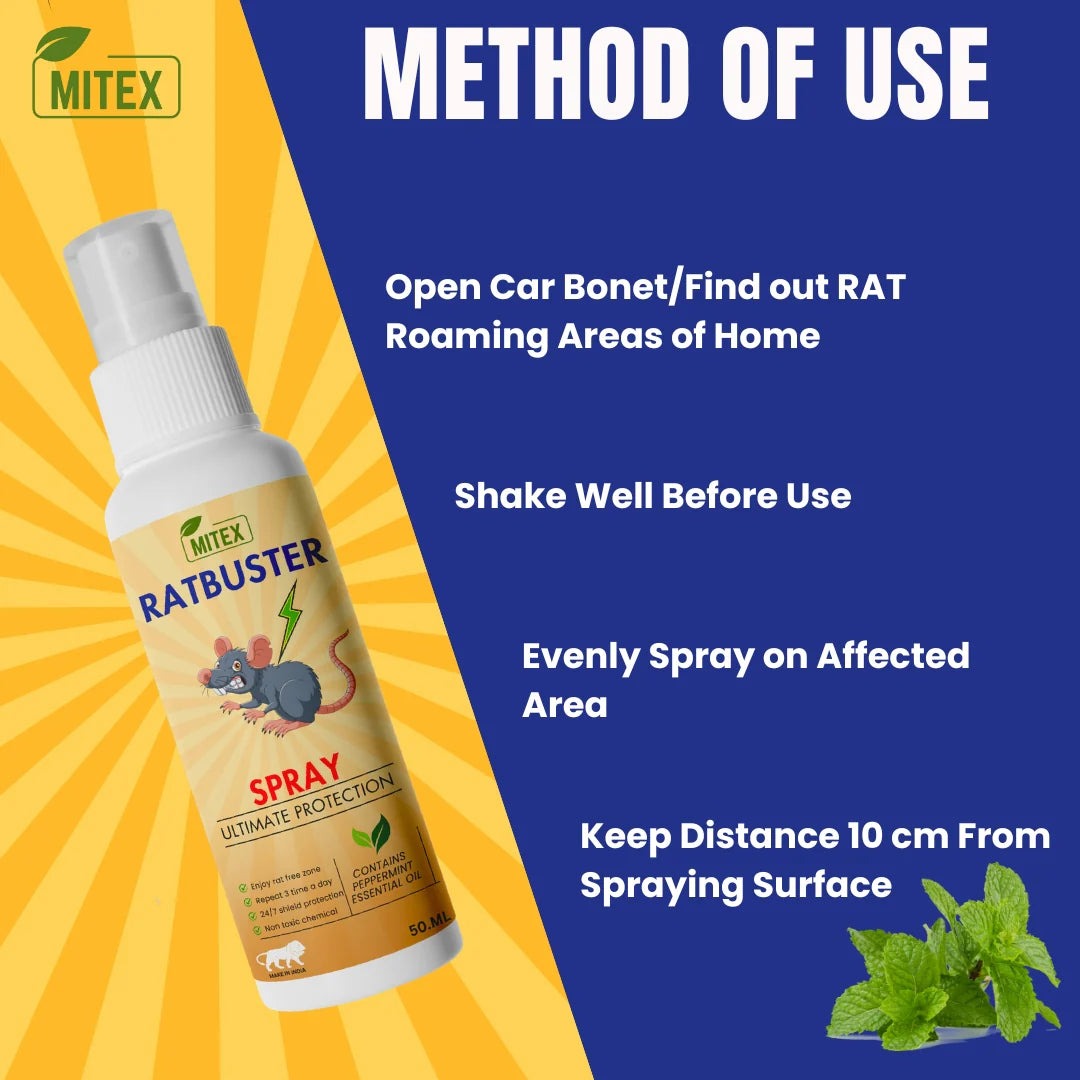 Anti-Rat Herbal Spray|| Rat prevention Spray