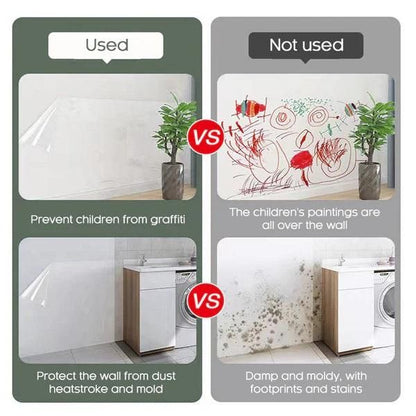 Transparent Electrostatic Wall Guard Film, Buy 1 Get 1 Free