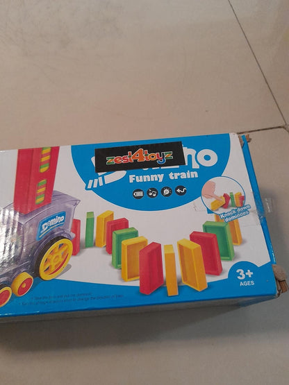 🧩 Domino Express Train – Endless Fun for Curious Kids!