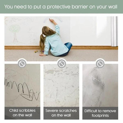 Transparent Electrostatic Wall Guard Film, Buy 1 Get 1 Free